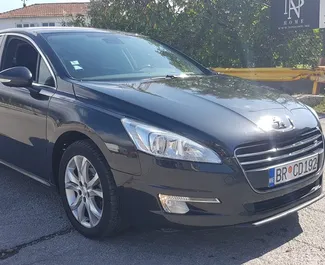 租赁 Peugeot 508 的正面视图，在酒吧, 黑山共和国 ✓ 汽车编号 #533。✓ Automatic 变速箱 ✓ 4 评论。