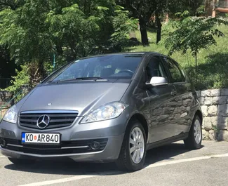 租赁 Mercedes-Benz A180 cdi 的正面视图，在 Rafailovici, 黑山共和国 ✓ 汽车编号 #497。✓ Automatic 变速箱 ✓ 6 评论。