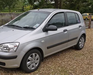 租赁 Hyundai Getz 的正面视图，在克里特岛, 希腊 ✓ 汽车编号 #1080。✓ Manual 变速箱 ✓ 0 评论。