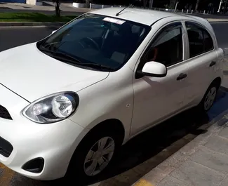 租赁 Nissan March 的正面视图，在利马索尔, 塞浦路斯 ✓ 汽车编号 #271。✓ Automatic 变速箱 ✓ 0 评论。
