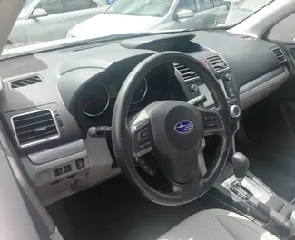 Subaru Forester 2016 在 在第比利斯 可租赁，具有 unlimited 里程限制。