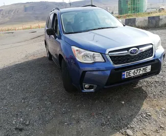 租赁 Subaru Forester 的正面视图，在第比利斯, 格鲁吉亚 ✓ 汽车编号 #2261。✓ Automatic 变速箱 ✓ 0 评论。