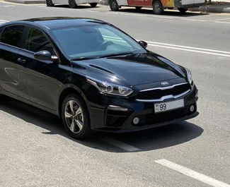 租赁 Kia Cerato 的正面视图，在巴库, 阿塞拜疆 ✓ 汽车编号 #3489。✓ Automatic 变速箱 ✓ 0 评论。