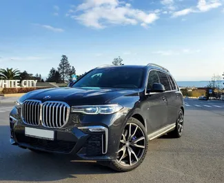 租赁 BMW X7 的正面视图，在巴库, 阿塞拜疆 ✓ 汽车编号 #3550。✓ Automatic 变速箱 ✓ 0 评论。