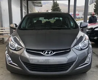 租赁 Hyundai Elantra 的正面视图，在巴库, 阿塞拜疆 ✓ 汽车编号 #3552。✓ Automatic 变速箱 ✓ 0 评论。