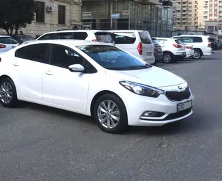 租赁 Kia Cerato 的正面视图，在巴库, 阿塞拜疆 ✓ 汽车编号 #3499。✓ Automatic 变速箱 ✓ 0 评论。