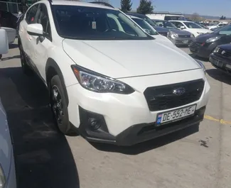 租赁 Subaru Crosstrek 的正面视图，在第比利斯, 格鲁吉亚 ✓ 汽车编号 #4161。✓ Automatic 变速箱 ✓ 0 评论。