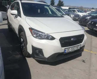 Subaru Crosstrek 租赁。在 在格鲁吉亚 出租的 舒适性, SUV, 交叉 汽车 ✓ Without Deposit ✓ 提供 TPL, FDW, Passengers, Theft, Abroad 保险选项。