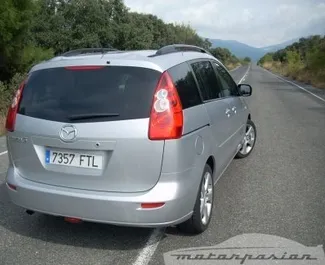 租赁 Mazda 5 的正面视图，在酒吧, 黑山共和国 ✓ 汽车编号 #4231。✓ Manual 变速箱 ✓ 7 评论。