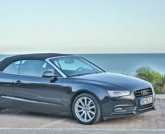 租赁 Audi A5 Cabrio 的正面视图，在布德瓦, 黑山共和国 ✓ 汽车编号 #4169。✓ Automatic 变速箱 ✓ 1 评论。