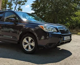 租赁 Subaru Forester Limited 的正面视图，在第比利斯, 格鲁吉亚 ✓ 汽车编号 #4199。✓ Automatic 变速箱 ✓ 3 评论。