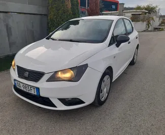 租赁 SEAT Ibiza 的正面视图，在地拉那, 阿尔巴尼亚 ✓ 汽车编号 #4609。✓ Manual 变速箱 ✓ 2 评论。