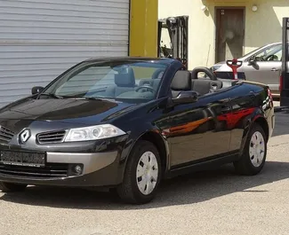 租赁 Renault Megane Cabrio 的正面视图，在布尔加斯机场, 保加利亚 ✓ 汽车编号 #3627。✓ Automatic 变速箱 ✓ 0 评论。