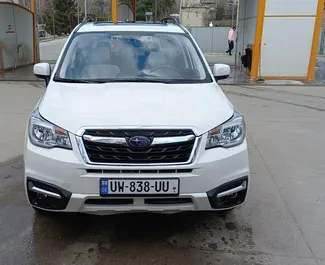 租赁 Subaru Forester 的正面视图，在第比利斯, 格鲁吉亚 ✓ 汽车编号 #5947。✓ Automatic 变速箱 ✓ 3 评论。