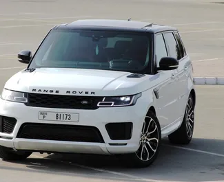 租赁 Land Rover Range Rover Sport 的正面视图，在迪拜, 阿联酋 ✓ 汽车编号 #6036。✓ Automatic 变速箱 ✓ 0 评论。