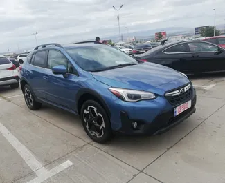 Subaru Crosstrek 租赁。在 在格鲁吉亚 出租的 舒适性, SUV, 交叉 汽车 ✓ Without Deposit ✓ 提供 TPL, FDW, Passengers, Theft, Abroad 保险选项。