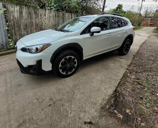 租赁 Subaru Crosstrek 的正面视图，在第比利斯, 格鲁吉亚 ✓ 汽车编号 #6258。✓ Automatic 变速箱 ✓ 0 评论。