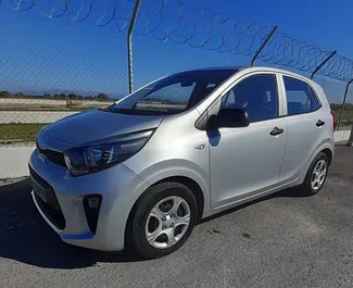 租赁 Kia Picanto 的正面视图，在罗得岛, 希腊 ✓ 汽车编号 #6248。✓ Manual 变速箱 ✓ 1 评论。