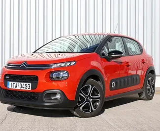 Citroen C3 租赁。在 在希腊 出租的 经济, 舒适性, 交叉 汽车 ✓ Without Deposit ✓ 提供 TPL, FDW, Passengers, Theft 保险选项。