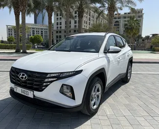 租赁 Hyundai Tucson 的正面视图，在迪拜, 阿联酋 ✓ 汽车编号 #4873。✓ Automatic 变速箱 ✓ 1 评论。