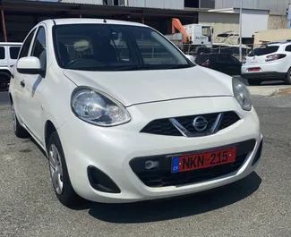 租赁 Nissan March 的正面视图，在利马索尔, 塞浦路斯 ✓ 汽车编号 #2356。✓ Automatic 变速箱 ✓ 0 评论。