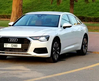 租赁 Audi A6 的正面视图，在迪拜, 阿联酋 ✓ 汽车编号 #6639。✓ Automatic 变速箱 ✓ 0 评论。