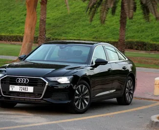 租赁 Audi A6 的正面视图，在迪拜, 阿联酋 ✓ 汽车编号 #6640。✓ Automatic 变速箱 ✓ 0 评论。