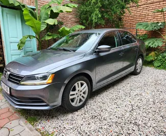租赁 Volkswagen Jetta 的正面视图，在库塔伊西, 格鲁吉亚 ✓ 汽车编号 #6601。✓ Automatic 变速箱 ✓ 8 评论。