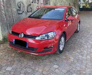 租赁 Volkswagen Golf 7 的正面视图，在都拉斯, 阿尔巴尼亚 ✓ 汽车编号 #7289。✓ Automatic 变速箱 ✓ 0 评论。