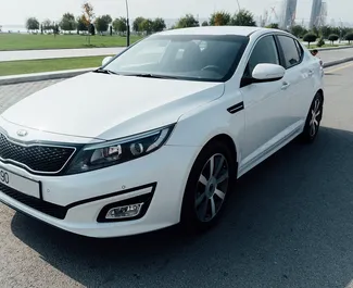 租赁 Kia Optima 的正面视图，在巴库, 阿塞拜疆 ✓ 汽车编号 #7801。✓ Automatic 变速箱 ✓ 0 评论。