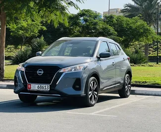 Nissan Kicks 租赁。在 阿联酋 出租的 经济, 舒适性, 交叉 汽车 ✓ Without Deposit ✓ 提供 TPL, FDW, Young 保险选项。