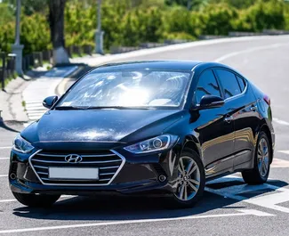 租赁 Hyundai Elantra 的正面视图，在埃里温, 亚美尼亚 ✓ 汽车编号 #9066。✓ Automatic 变速箱 ✓ 0 评论。