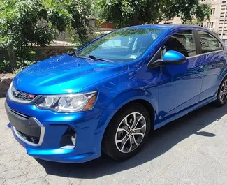 租赁 Chevrolet Aveo 的正面视图，在埃里温, 亚美尼亚 ✓ 汽车编号 #9559。✓ Automatic 变速箱 ✓ 0 评论。