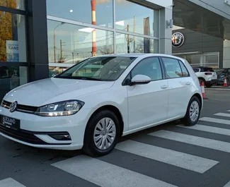 租赁 Volkswagen Golf 7 的正面视图，在贝尔格莱德, 塞尔维亚 ✓ 汽车编号 #9909。✓ Automatic 变速箱 ✓ 0 评论。