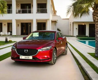 租赁 Mazda 6 的正面视图，在迪拜, 阿联酋 ✓ 汽车编号 #10536。✓ Automatic 变速箱 ✓ 0 评论。