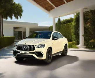 租赁 Mercedes-Benz GLE63-S Coupe 的正面视图，在迪拜, 阿联酋 ✓ 汽车编号 #6166。✓ Automatic 变速箱 ✓ 0 评论。