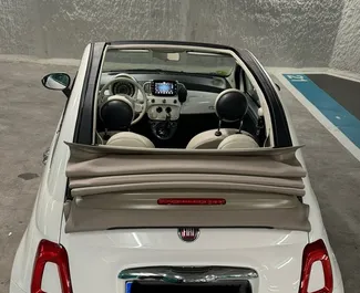 Fiat 500 Cabrio 租赁。在 在西班牙 出租的 经济, 舒适性, 敞篷车 汽车 ✓ Deposit of 400 EUR ✓ 提供 TPL, Theft, Abroad 保险选项。