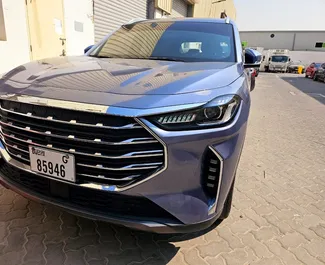 Jetour X70 租赁。在 阿联酋 出租的 舒适性, 交叉 汽车 ✓ Deposit of 1000 AED ✓ 提供 TPL, SCDW 保险选项。