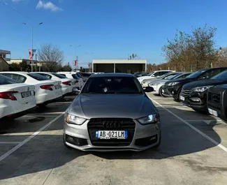 租赁 Audi A4 的正面视图，地拉那机场, 阿尔巴尼亚 ✓ 汽车编号 #11585。✓ Automatic 变速箱 ✓ 0 评论。