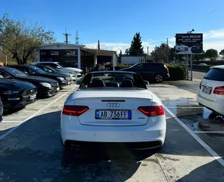 在 在阿尔巴尼亚 租赁 Audi A5 Cabrio 2016 汽车，特点包括 ✓ 使用 Diesel 燃料和 178 马力 ➤ 起价 39 EUR 每天。