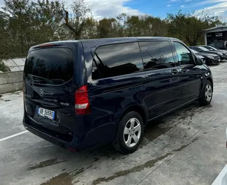 Mercedes-Benz Vito 租赁。在 在阿尔巴尼亚 出租的 舒适性, 高级, 小型货车 汽车 ✓ Without Deposit ✓ 提供 TPL, CDW, Abroad, Young 保险选项。