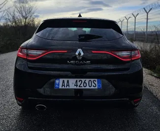 Renault Megane 租赁。在 在阿尔巴尼亚 出租的 舒适性 汽车 ✓ Without Deposit ✓ 提供 TPL, CDW, FDW, Theft, Abroad, Young 保险选项。
