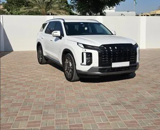 租赁 Hyundai Palisade 的正面视图，在迪拜, 阿联酋 ✓ 汽车编号 #11621。✓ Automatic 变速箱 ✓ 1 评论。