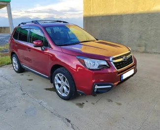 Subaru Forester 2018 在 在第比利斯 可租赁，具有 unlimited 里程限制。