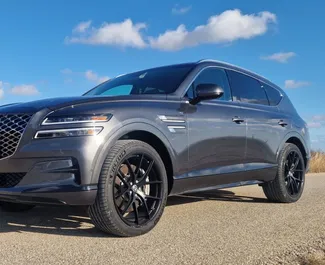 租赁 Genesis G80 的正面视图，在阿利坎特, 西班牙 ✓ 汽车编号 #11745。✓ Automatic 变速箱 ✓ 0 评论。