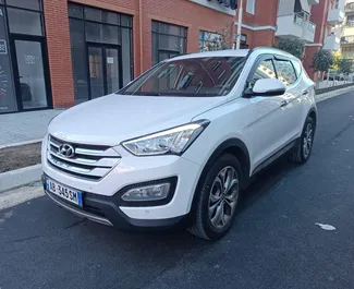 租赁 Hyundai Santa Fe 的正面视图，在地拉那, 阿尔巴尼亚 ✓ 汽车编号 #11870。✓ Automatic 变速箱 ✓ 0 评论。