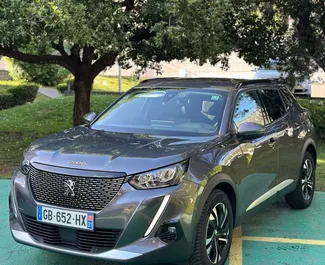 租赁 Peugeot 2008 的正面视图，在 Rafailovici, 黑山共和国 ✓ 汽车编号 #13083。✓ Automatic 变速箱 ✓ 0 评论。