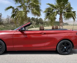 在 在西班牙 租赁 BMW 218i Cabrio 2020 汽车，特点包括 ✓ 使用 Petrol 燃料和 252 马力 ➤ 起价 110 EUR 每天。