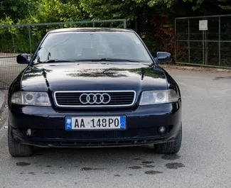在 在阿尔巴尼亚 租赁 Audi A4 2001 汽车，特点包括 ✓ 使用 Diesel 燃料和 140 马力 ➤ 起价 14 EUR 每天。