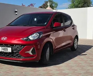 租赁 Hyundai i10 的正面视图，在迪拜, 阿联酋 ✓ 汽车编号 #13981。✓ Automatic 变速箱 ✓ 0 评论。